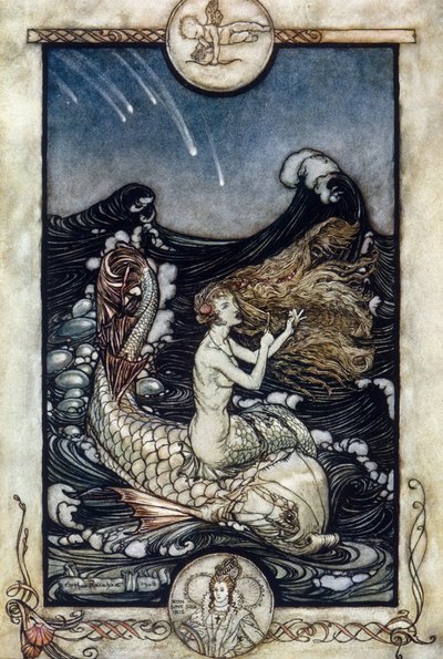 Ilustracja Arthura RACKHAMA (1867-1939) do „Snu letniej nocy” Williama Szekspira autorstwa Arthur Rackham