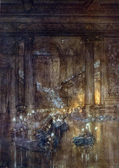 Ilustracja Arthura RACKHAMA (1867-1939) do „Snu letniej nocy” Williama Szekspira autorstwa Arthur Rackham