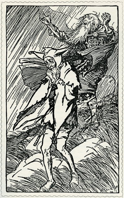 „Król Lear” Williama Szekspira autorstwa Arthur Rackham