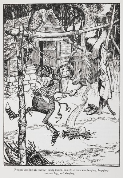 Rumpelsztyk autorstwa Arthur Rackham