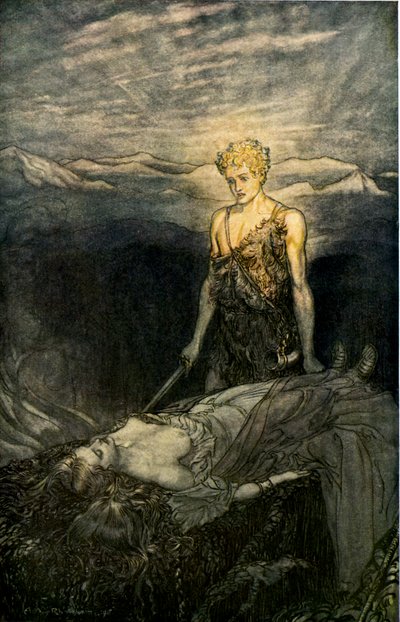 Zygfryd autorstwa Arthur Rackham