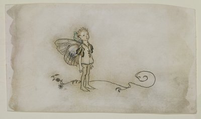 The Fairies Thing, z A Midsummer Nights Dream, opublikowany 1908 (pióro i atrament i toaleta na papierze) autorstwa Arthur Rackham