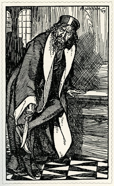 Kupiec wenecki – William Shakespeare autorstwa Arthur Rackham