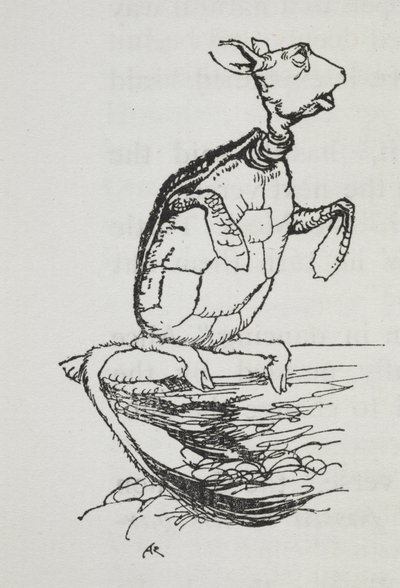 Fałszywy żółw autorstwa Arthur Rackham