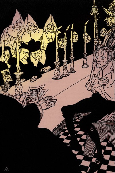 „Dół i wahadło” Edgara Allana Poe autorstwa Arthur Rackham