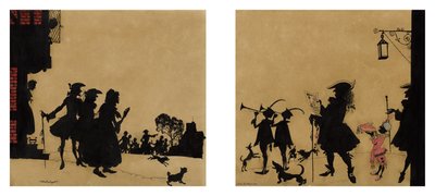 Die Verkündigung [aus Aschenputtel] autorstwa Arthur Rackham