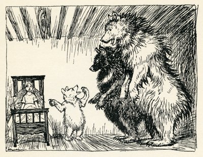 Trzy Niedźwiedzie autorstwa Arthur Rackham