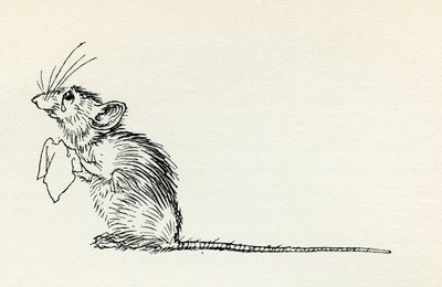Titty Mouse i Tatty Mouse autorstwa Arthur Rackham