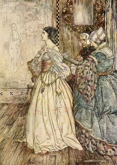 Undine autorstwa Friedricha de la Motte Fouque autorstwa Arthur Rackham