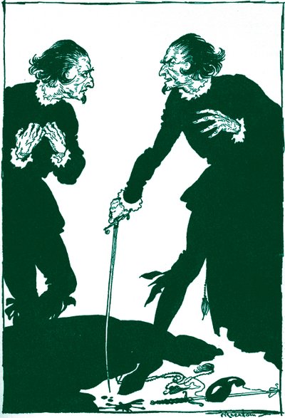 „William Wilson” Edgara Allana Poe autorstwa Arthur Rackham