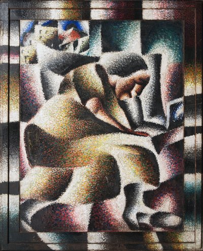 Kobieta czytająca, 1920. autorstwa Arthur Segal