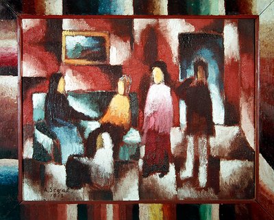 Wnętrze, 1918 autorstwa Arthur Segal