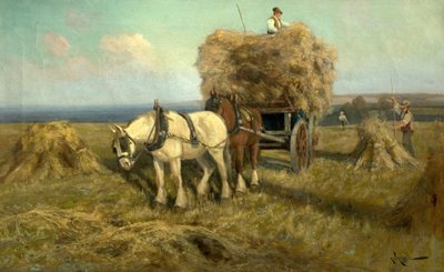 Załadunek wozu żniwnego autorstwa Arthur Walker Redgate