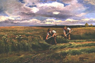 Żniwa siana autorstwa Arthur Walker Redgate