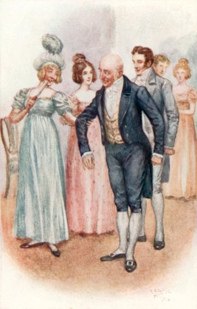 Ilustracja do Emmy autorstwa Jane Austen autorstwa Arthur Wallis Mills