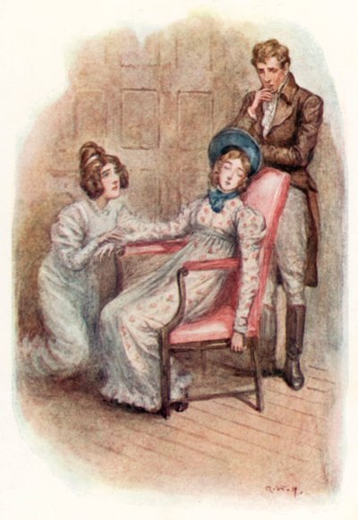Ilustracja do Emmy autorstwa Jane Austen autorstwa Arthur Wallis Mills