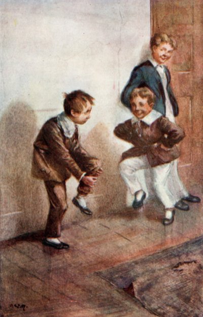 Ilustracja do opactwa Northanger autorstwa Jane Austen autorstwa Arthur Wallis Mills
