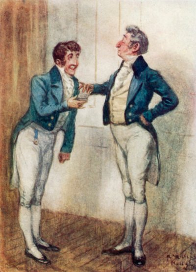 Ilustracja do perswazji autorstwa Jane Austen autorstwa Arthur Wallis Mills