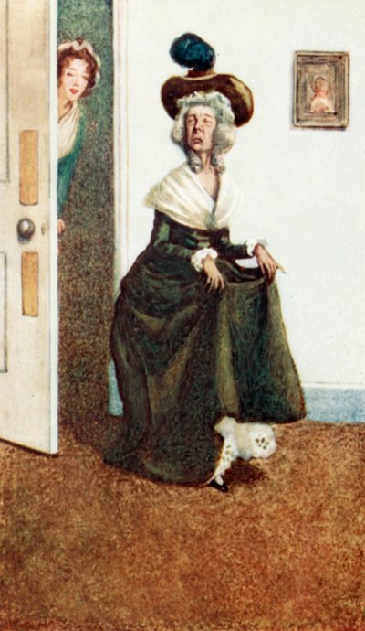 Ilustracja do rozsądku i wrażliwości autorstwa Jane Austen autorstwa Arthur Wallis Mills