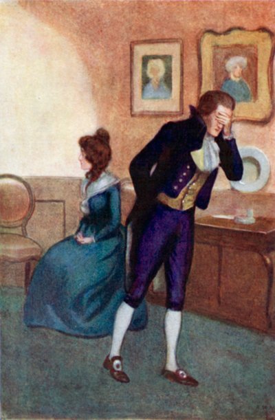 Ilustracja do rozsądku i wrażliwości autorstwa Jane Austen autorstwa Arthur Wallis Mills