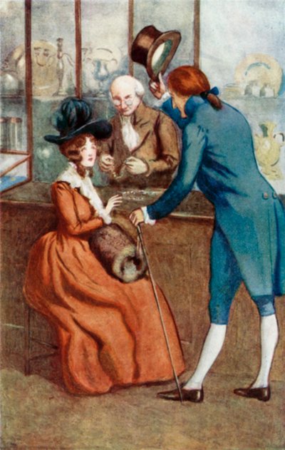 Ilustracja do rozsądku i wrażliwości autorstwa Jane Austen autorstwa Arthur Wallis Mills