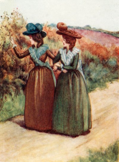Ilustracja do rozsądku i wrażliwości autorstwa Jane Austen autorstwa Arthur Wallis Mills