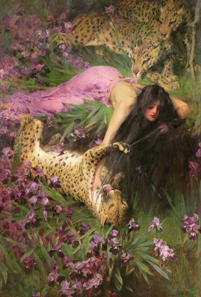 Czarodziejka, ok. 1901 autorstwa Arthur Wardle