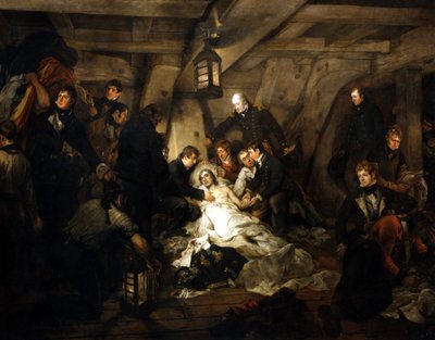 Śmierć admirała Lorda Nelsona, 1805 1807. autorstwa Arthur William Devis