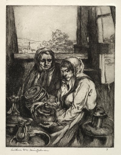 Stary mosiądz autorstwa Arthur William Heintzelman