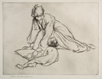 Słoneczna kąpiel autorstwa Arthur William Heintzelman