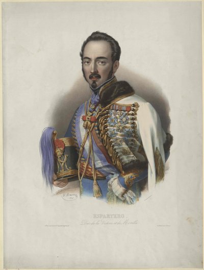 1. Duque de La Victoria Espartero autorstwa Artist Unknown
