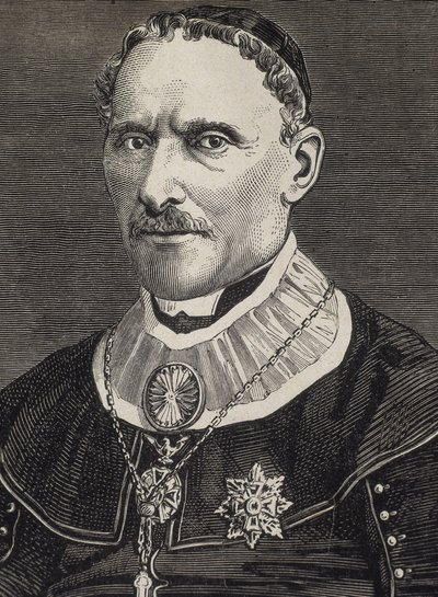 AMBROSIO, Rafael de (19 wiek). Arcybiskup. Rycina. autorstwa Artist Unknown