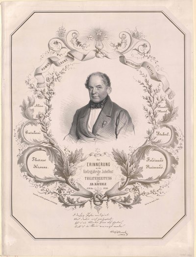 Adolf Baeuerle (druk) autorstwa Artist Unknown