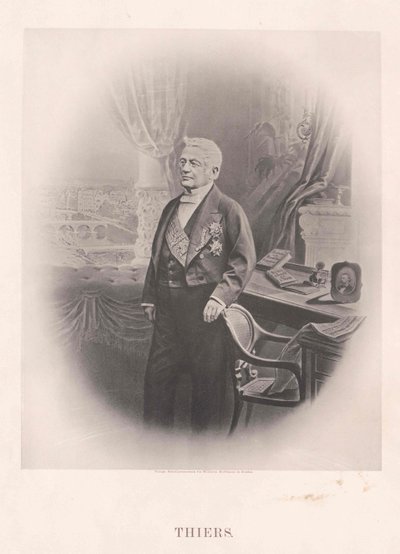Adolphe Thiers autorstwa Artist Unknown
