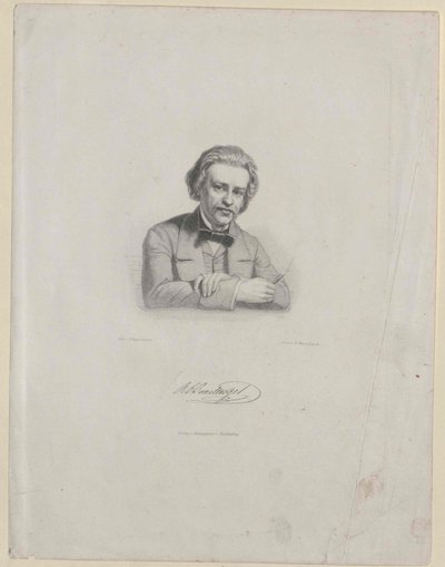 Albert Brachvogel (druk) autorstwa Artist Unknown
