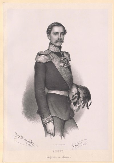 Albert I król Saksonii, autorstwa Artist Unknown