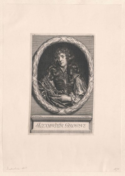 Alexander Browne autorstwa Artist Unknown