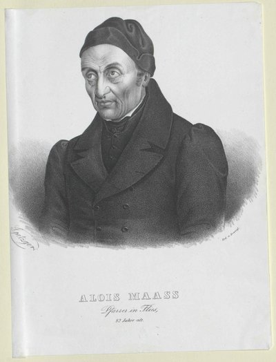Alois Maas (druk) autorstwa Artist Unknown