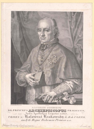 Alojzy Józef hrabia Kołowrat Krakowski autorstwa Artist Unknown