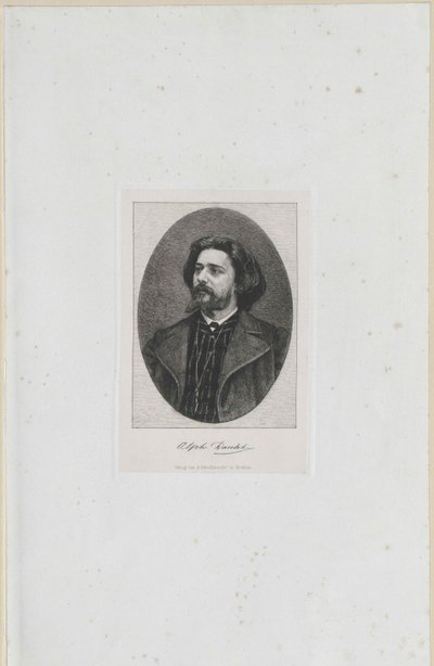 Alphonse Daudet (w druku) autorstwa Artist Unknown
