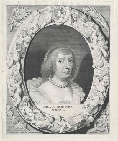 Amalie hrabina Solms-Braunfels autorstwa Artist Unknown