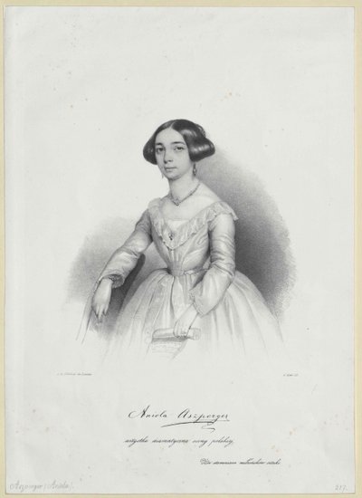 Aniela Aszperger autorstwa Artist Unknown