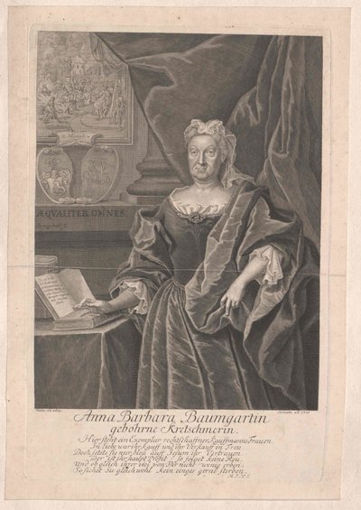 Anna Barbara Kretschmer autorstwa Artist Unknown