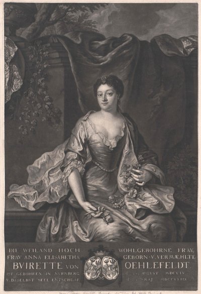 Anna Elisabeth Buirette-Oehlefeld autorstwa Artist Unknown