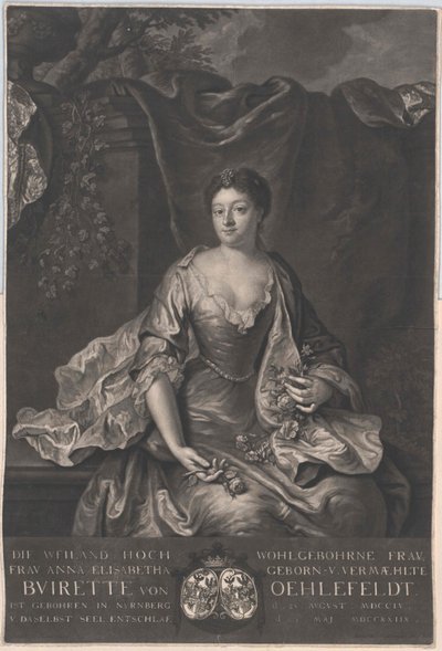 Anna Elisabeth Buirette-Oehlefeld autorstwa Artist Unknown