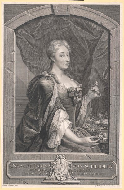 Anna Katharina von Scheidlin autorstwa Artist Unknown