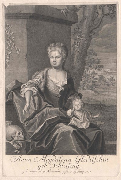 Anna Magdalene Schleising autorstwa Artist Unknown