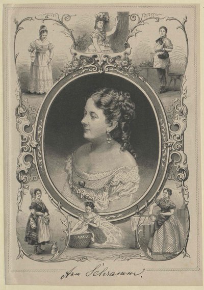 Anna Schramm (druk) autorstwa Artist Unknown