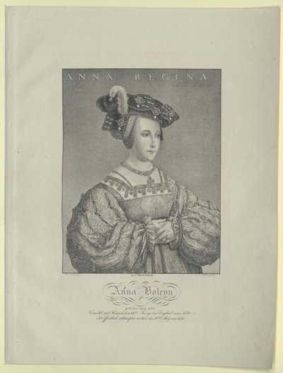Anna Boleyn autorstwa Artist Unknown