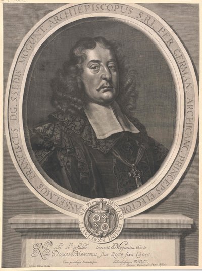Anselm Franz von Ingelheim (druk) autorstwa Artist Unknown